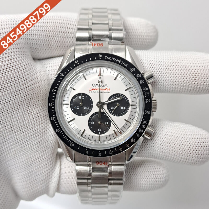 Omega Speedmaster White Dial Silver White Dial Swiss Watch