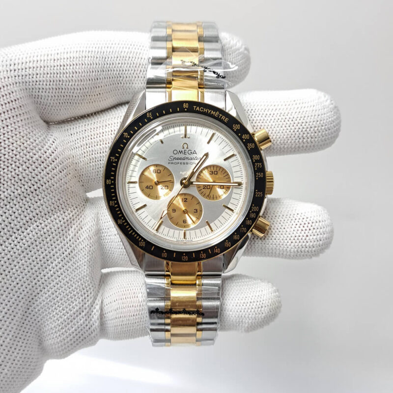 Omega Speedmaster White Dial Swiss Watch