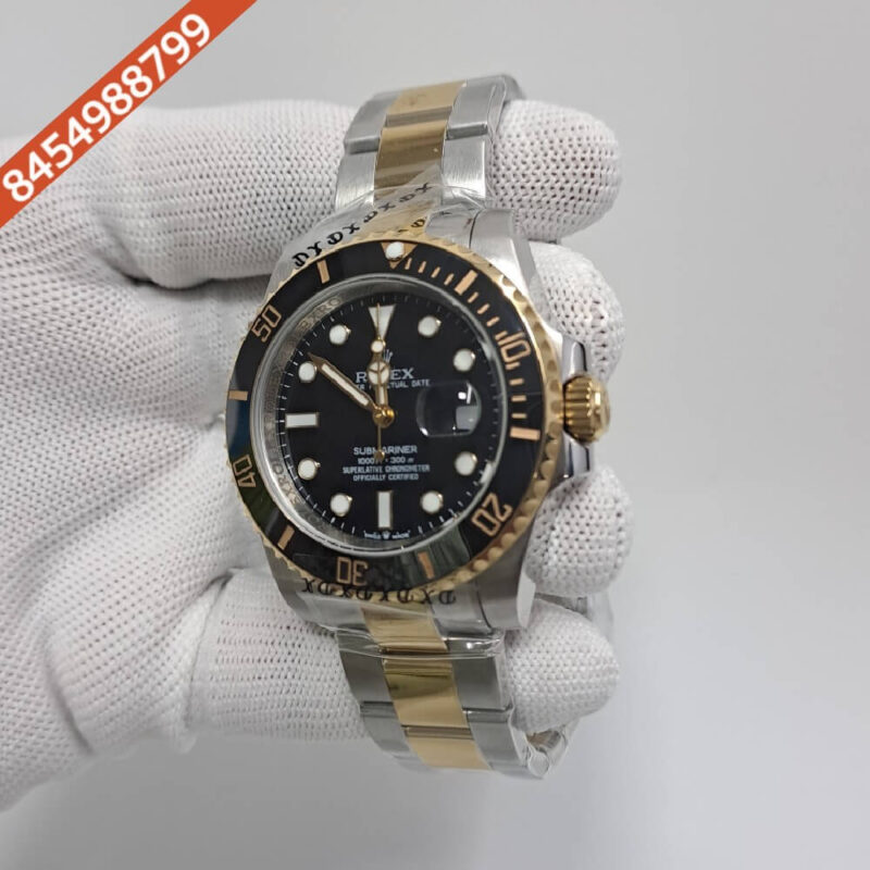 Rolex Submariner Black Dial Swiss Automatic Watch - Image 3