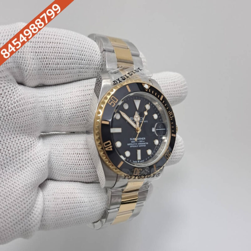 Rolex Submariner Black Dial Swiss Automatic Watch - Image 2