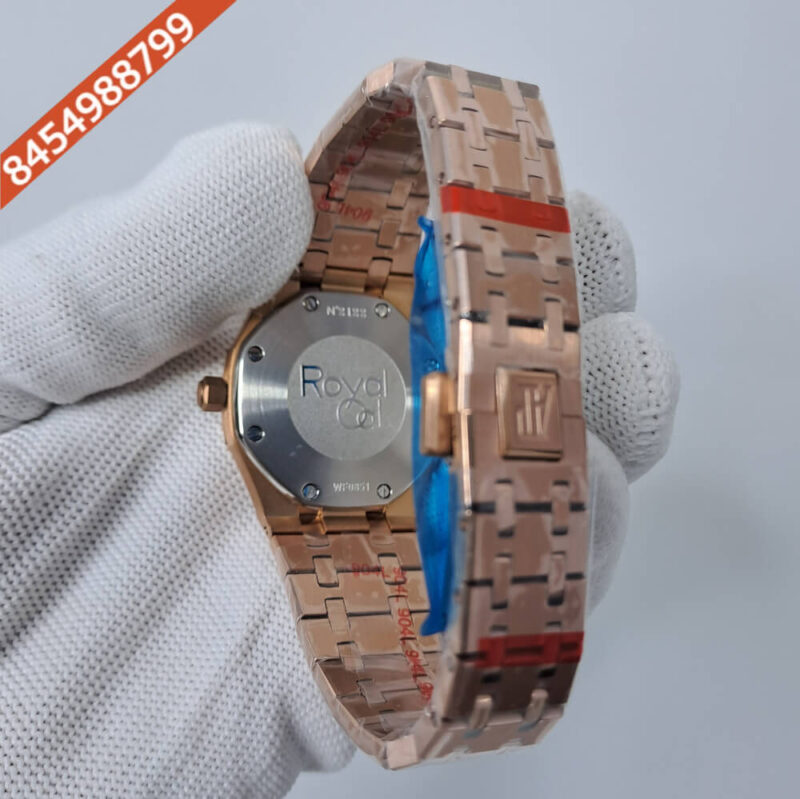 Audemars Piguet Royal Oak Full Rose Gold Swiss Watch - Image 4