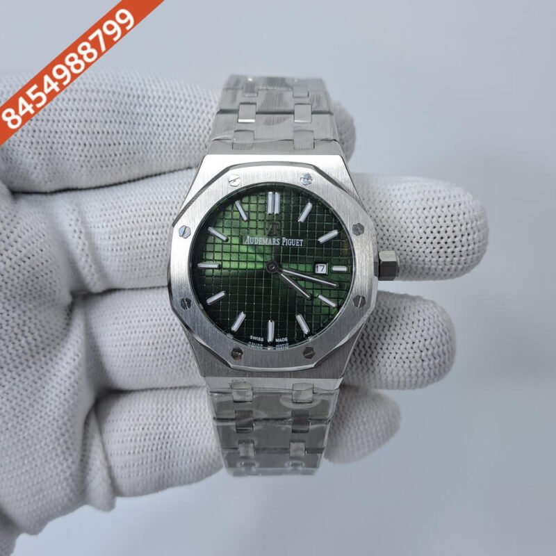 Audemars Piguet Royal Oak Silver Green Dial Swiss Watch