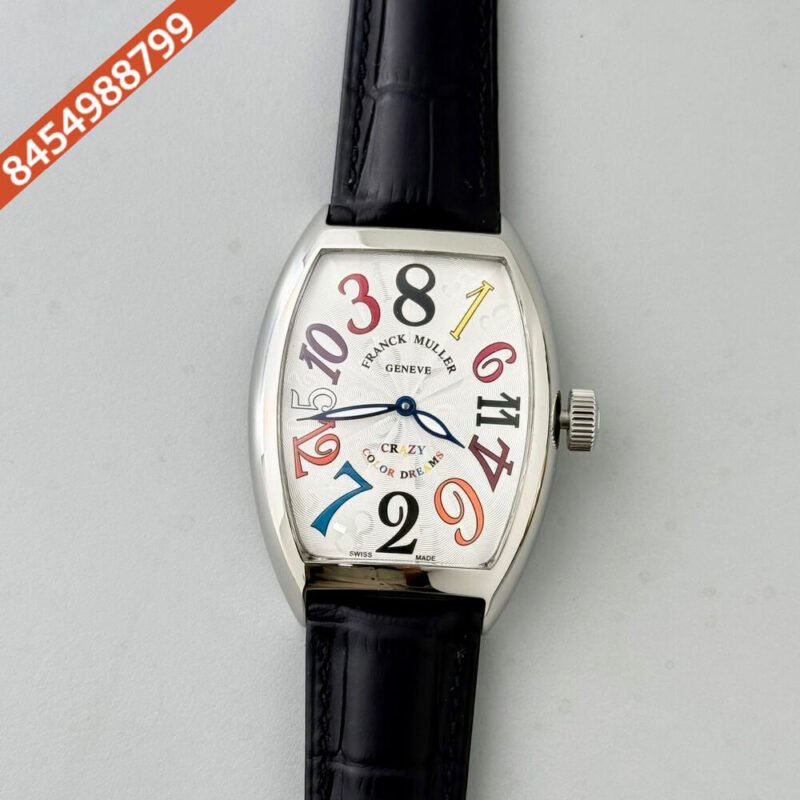 Franck Muller Crazy Hours Color Dreams Rose Gold White Automatic Watch - Image 2