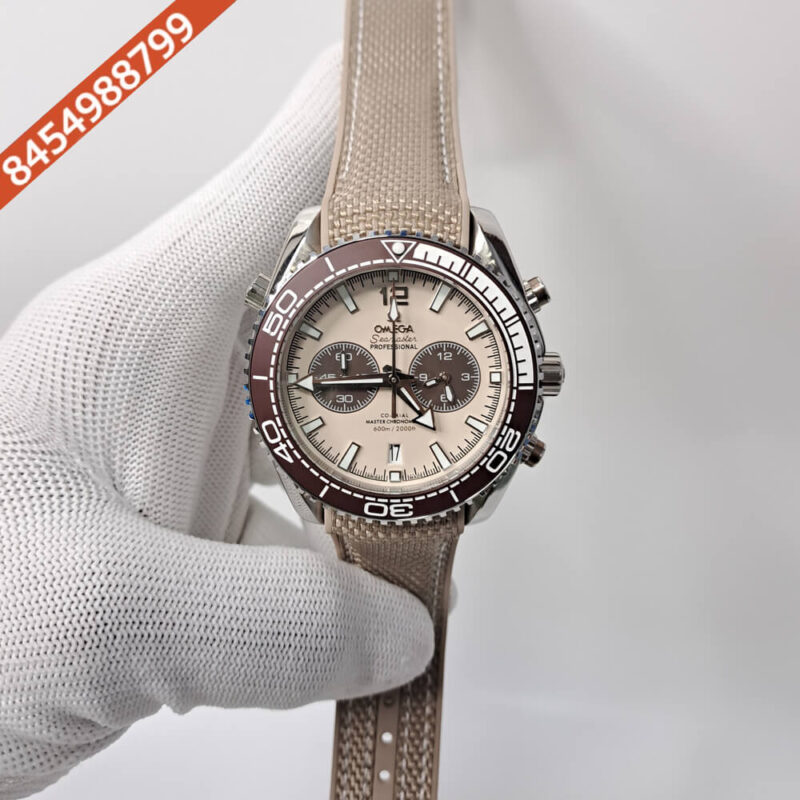 Omega Seamaster Planet Ocean 600M Full Beige Swiss Watch