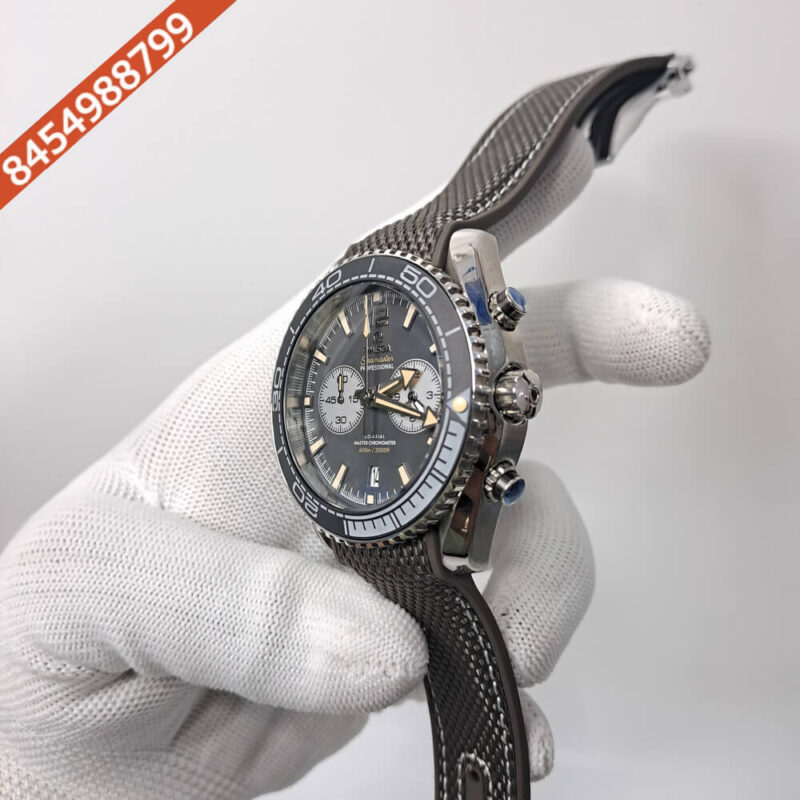 Omega Seamaster Planet Ocean 600M Full Grey Swiss Watch - Image 2