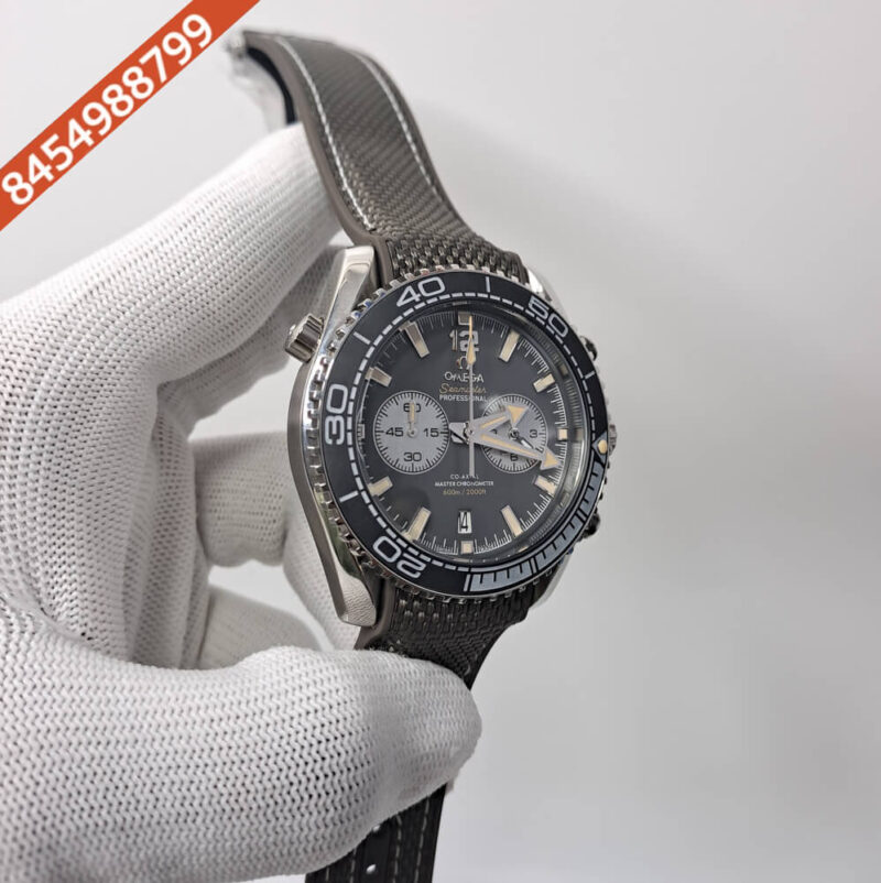 Omega Seamaster Planet Ocean 600M Full Grey Swiss Watch - Image 3