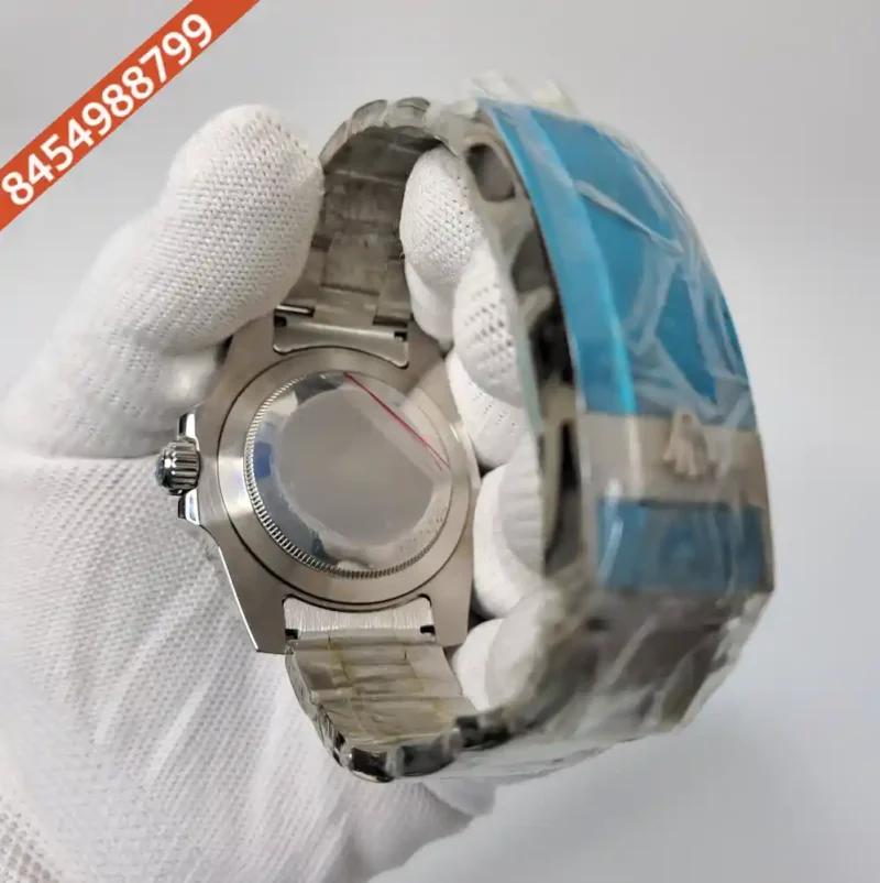 Rolex Submariner Silver Green Dial Swiss Automatic Watch (Premium Quality) - Image 4