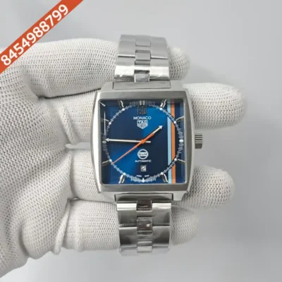 Tag Heuer Monaco Gulf Titanium Edition Blue Dial Swiss Automatic Watch