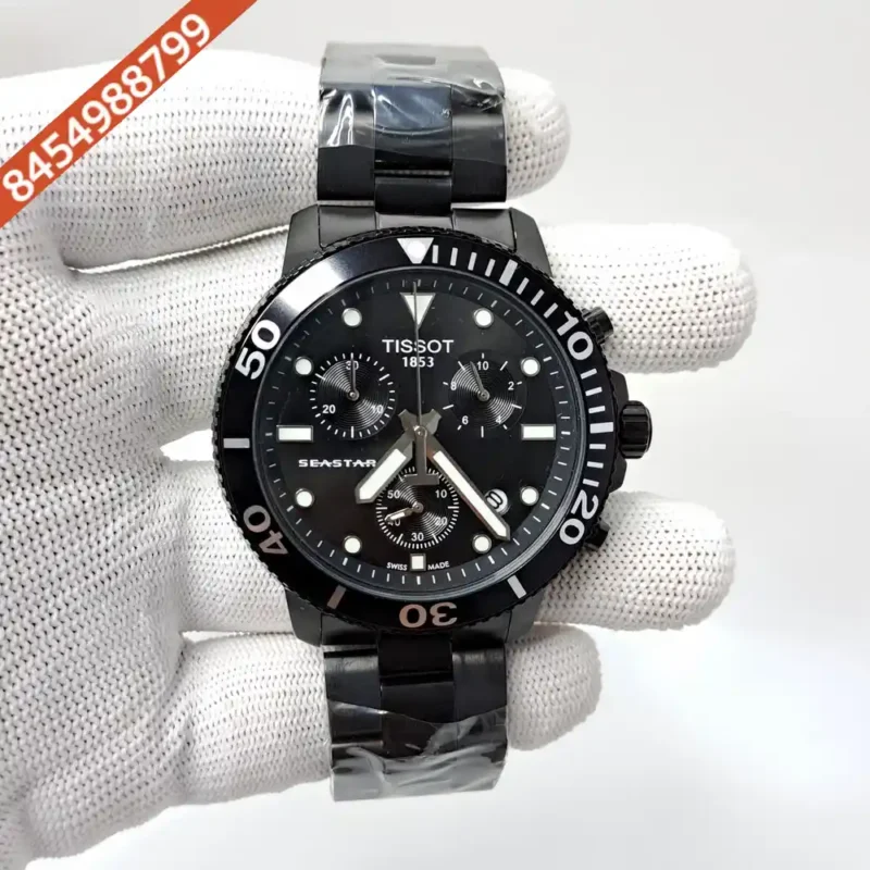 Tissot T-RACE Chronograph Full Black Swiss Watch