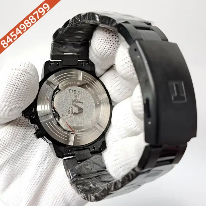 Tissot T-RACE Chronograph Full Black Swiss Watch - Image 4