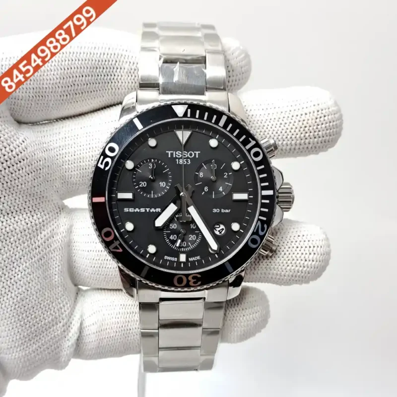 Tissot T-RACE Chronograph Stainless Steel Black Dial Swiss Watch