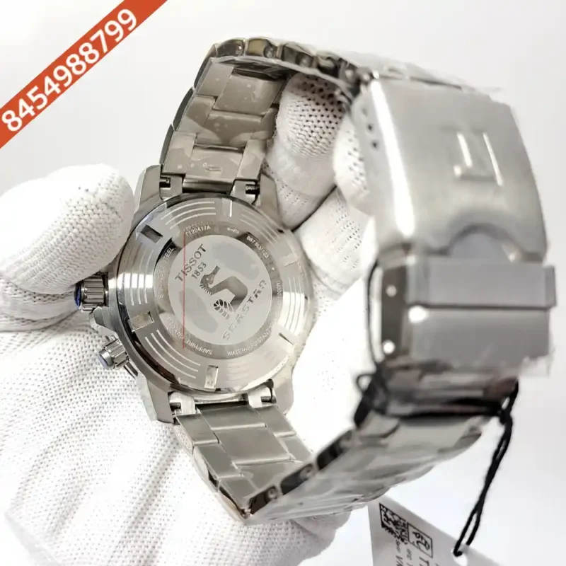 Tissot T-RACE Chronograph Stainless Steel Black Dial Swiss Watch - Image 4