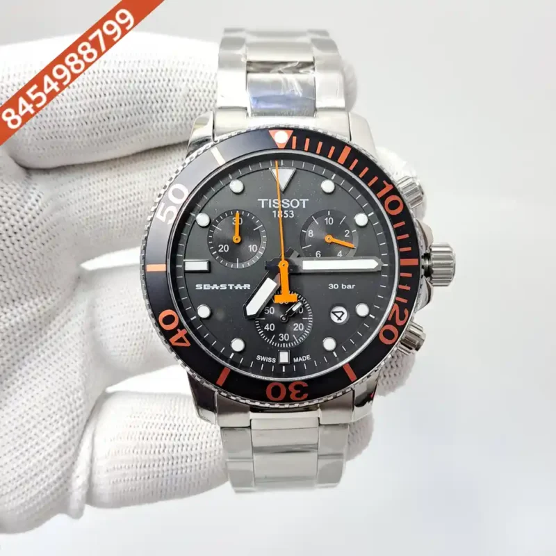 Tissot T-RACE Chronograph Steel Black Dial Swiss Watch