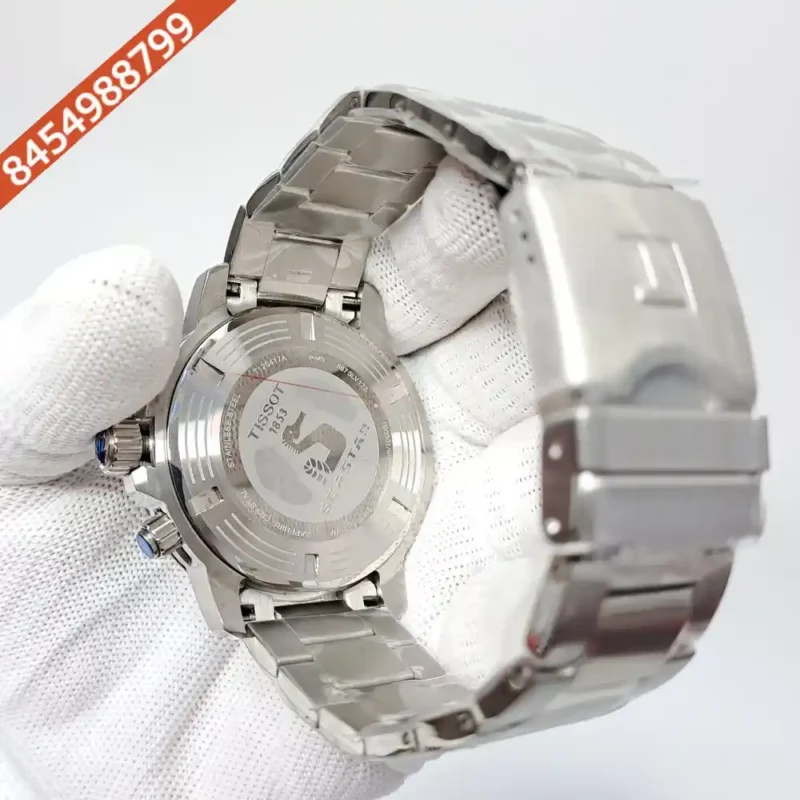 Tissot T-RACE Chronograph Steel Black Dial Swiss Watch - Image 4