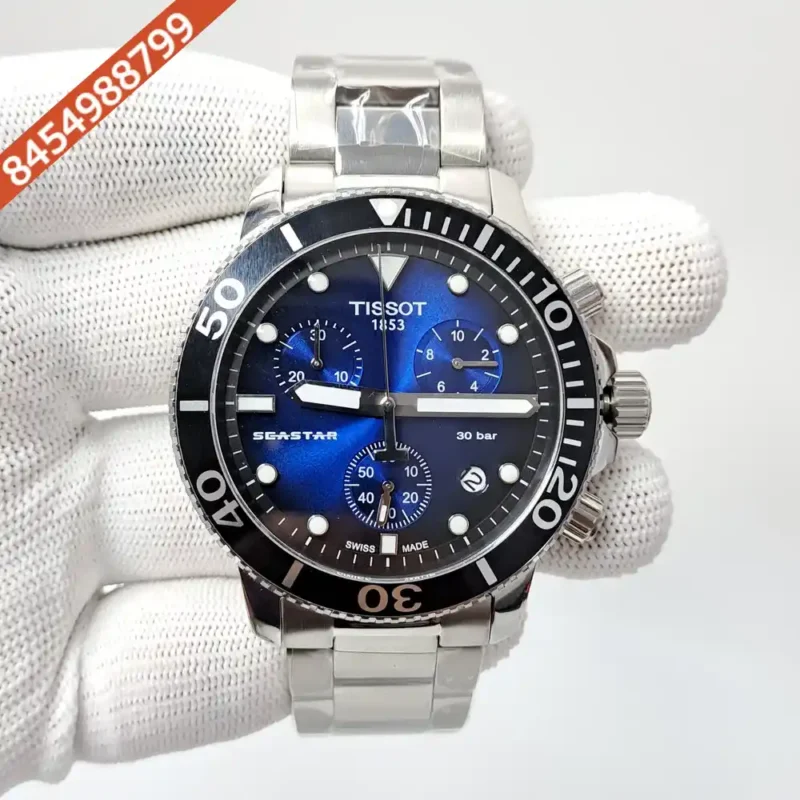 Tissot T-RACE Chronograph Steel Nevy Blue Dial Swiss Watch