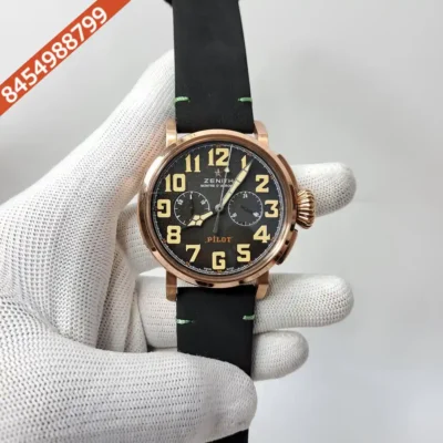 Zenith Pilot Special Rose Gold Black Edition Swiss Watch