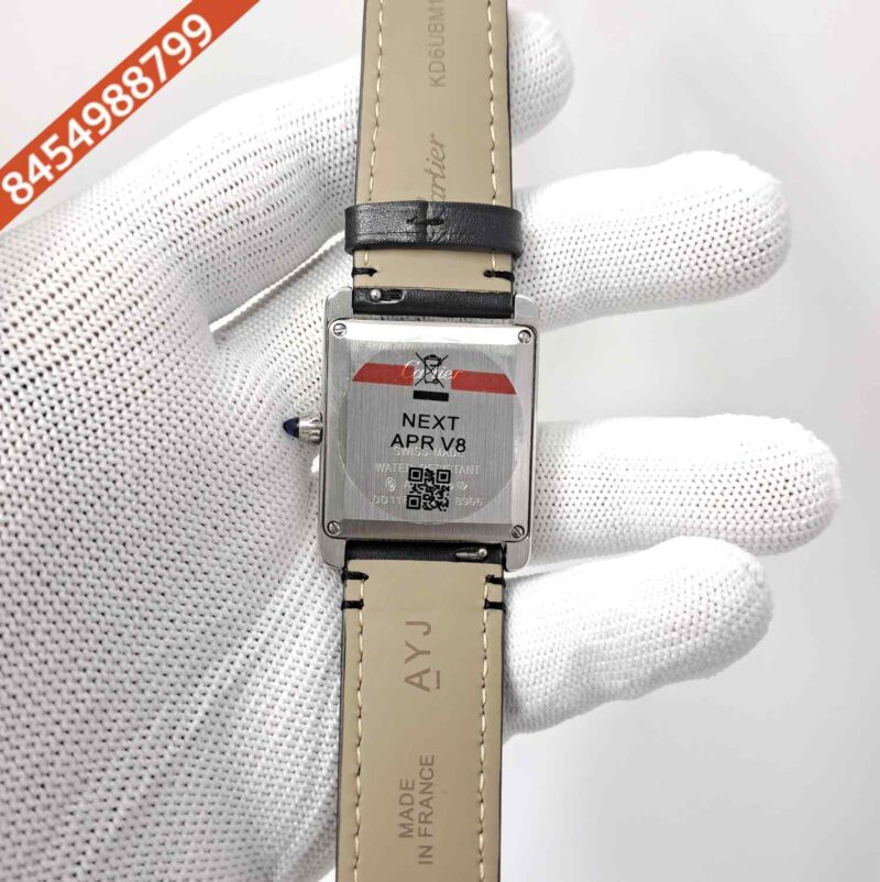 Cartier Tank Must Roman Marker Full Black White Dial Swiss watch - Image 4