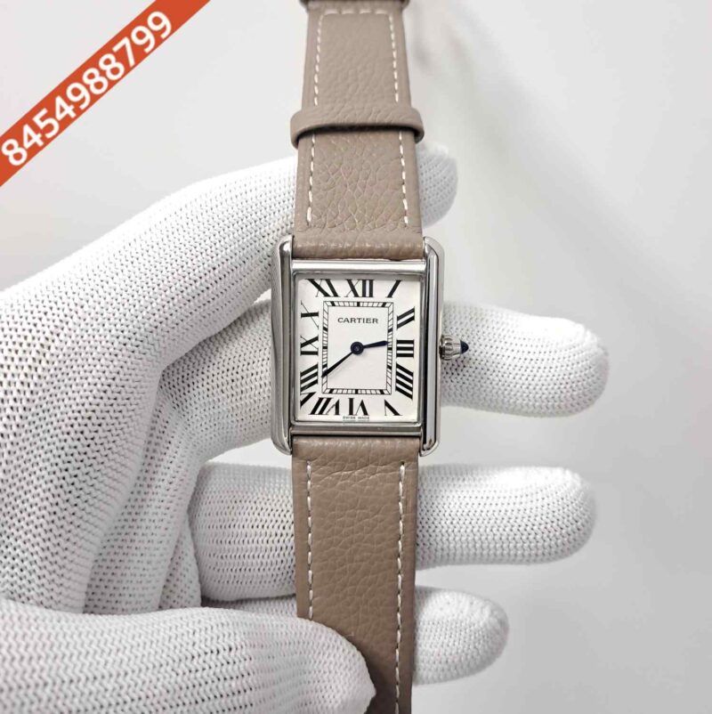 Cartier Tank Must Roman Marker Full Grey White Dial Swiss watch