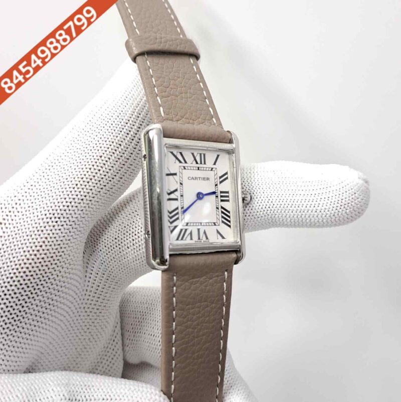 Cartier Tank Must Roman Marker Full Grey White Dial Swiss watch - Image 3