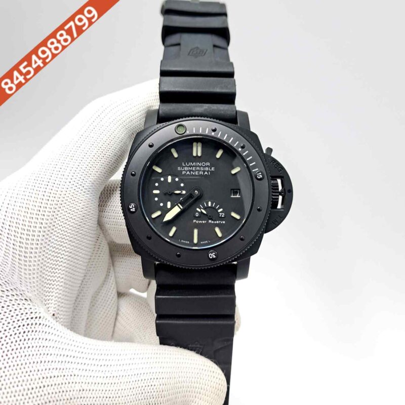 Luminor Panerai Submersible Power Reserve Full Black Swiss Automatic Watch
