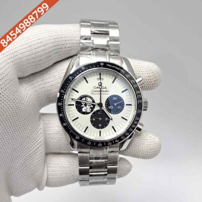 OMEGA Speedmaster Moonwatch 50th Anniversary Series Silver Black Snoopy Award Swiss  Watch