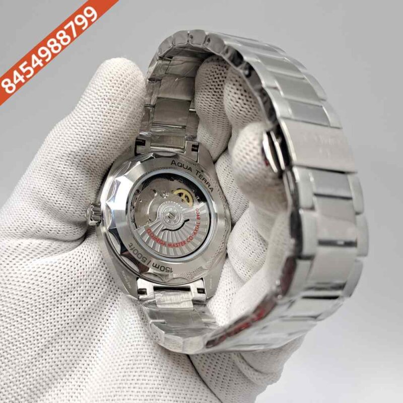 Omega Seamaster Aqua Terra Steel Black Dial Swiss Automatic Watch - Image 4