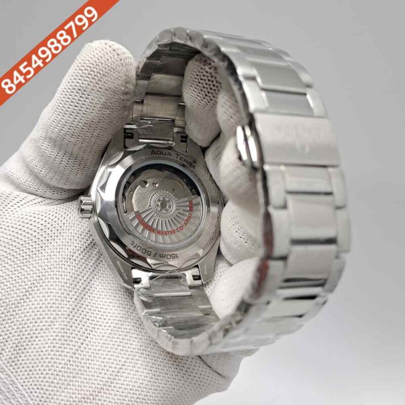 Omega Seamaster Aqua Terra Steel Black Dial Swiss Automatic Watch - Image 4