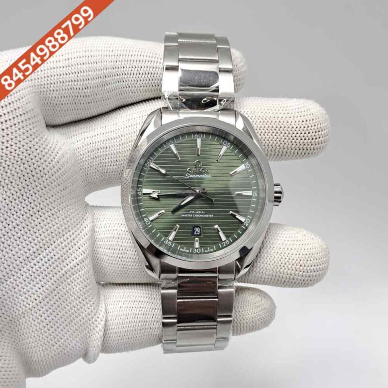Omega Seamaster Aqua Terra Steel Green Dial Swiss Automatic Watch