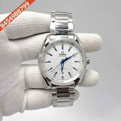 Omega Seamaster Aqua Terra Steel White Dial Swiss Automatic Watch