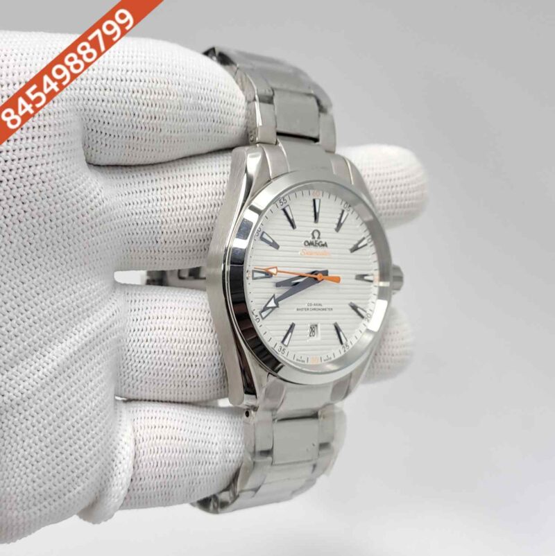 Omega Seamaster Aquaterra Master Chronometer Steel White Dial Swiss Automatic Watch - Image 3