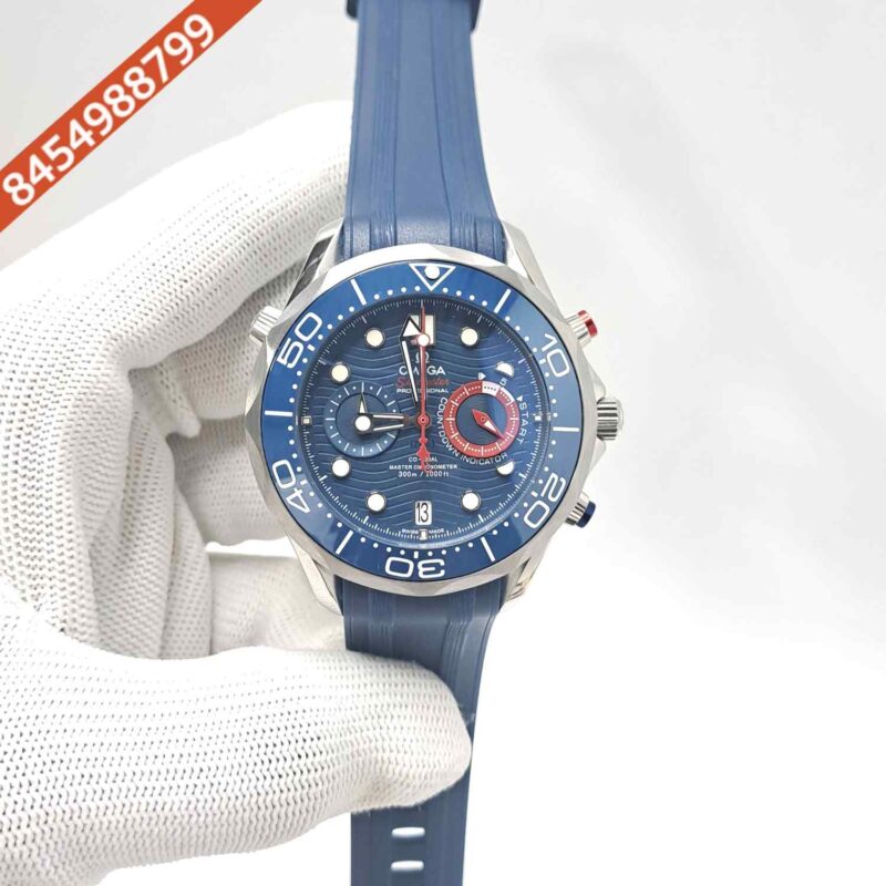Omega Seamaster Planet Ocean 600M Full Blue Dial Swiss Watch
