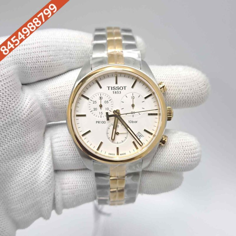Tissot Chrono XL Classic T116.617 Dual Tone White Dial Store Quality Swiss Watch