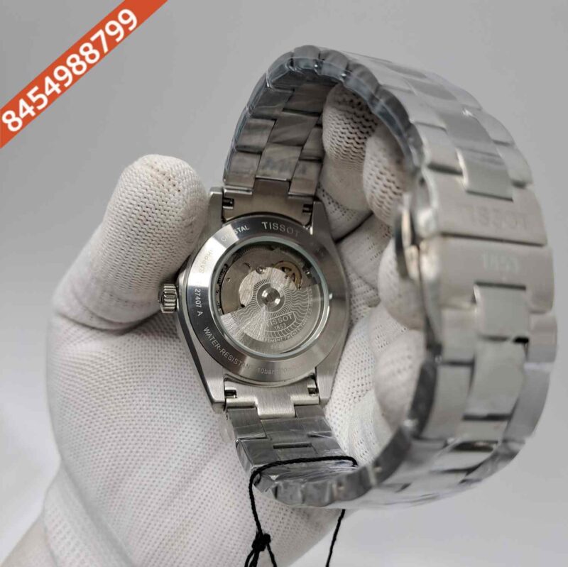 Tissot Gentleman Powermatic 80 Silicium Steel Blue Dial Swiss Automatic Watch - Image 4