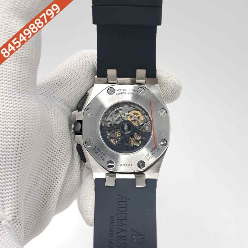 Audemars Piguet Royal Oak Offshore Michael Schumache Grey Black Dial Black Rubber strap Swiss Automatic Watch - Image 4