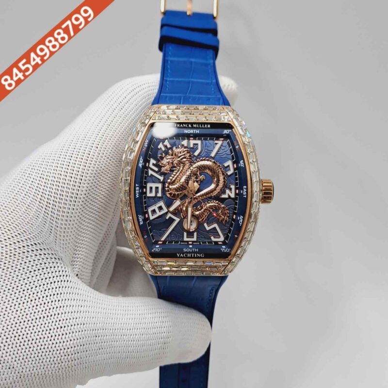 Frank Muller Yachting V45 Dragon King Blue Limited Edition Swiss Automatic Watch
