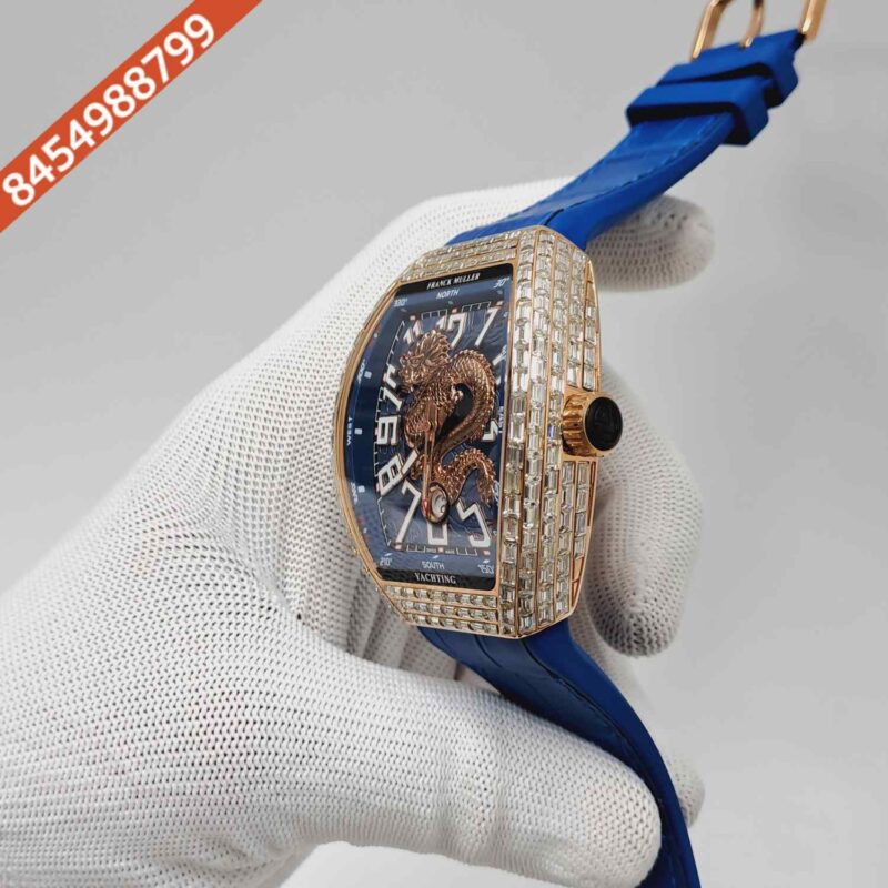 Frank Muller Yachting V45 Dragon King Blue Limited Edition Swiss Automatic Watch - Image 2
