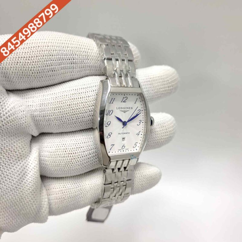 LONGINES EVIDENZA Steel White Number Dial Swiss Watch - Image 3