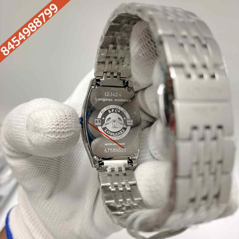 LONGINES EVIDENZA Steel White Number Dial Swiss Watch - Image 4