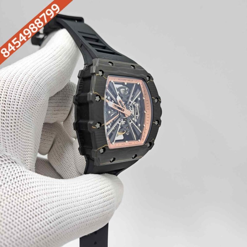 Richard Mille RM 12-01 Tourbillon Full Black Edition Swiss ETA Automatic Watch - Image 3