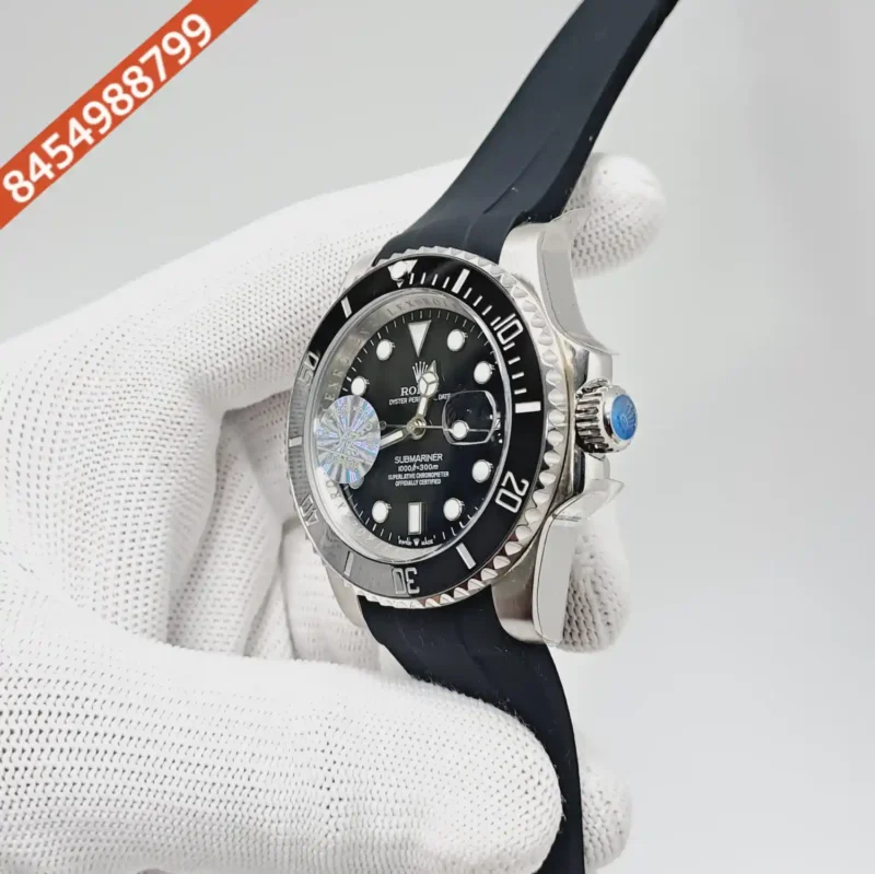 Rolex Submariner Full Black Edition Swiss  Automatic Watch - Image 2