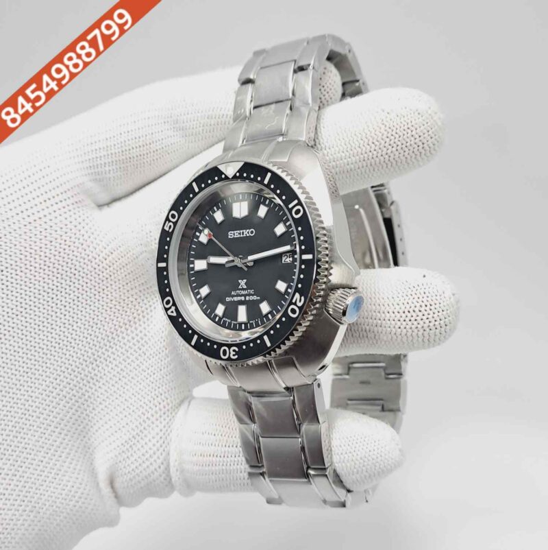 Seiko Prospex The Captain Willard 200m Divers Black Dial Swiss Automatic Watch - Image 2