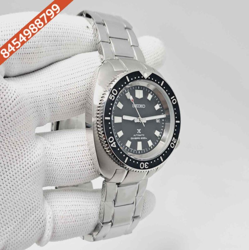 Seiko Prospex The Captain Willard 200m Divers Black Dial Swiss Automatic Watch - Image 3