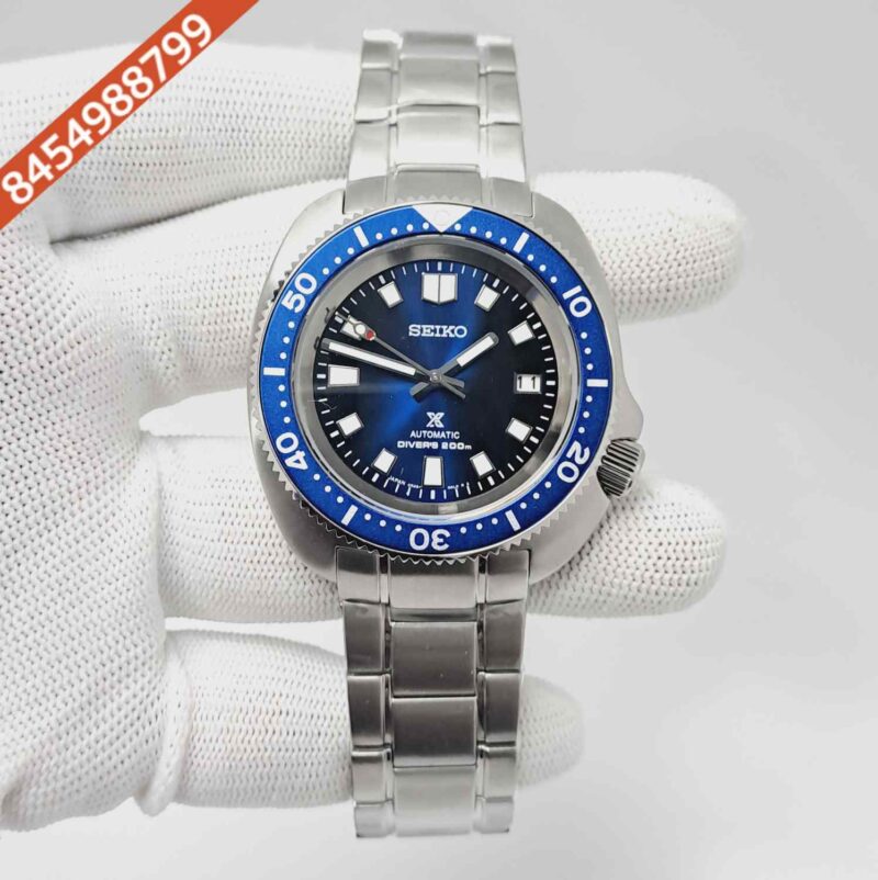Seiko Prospex The Captain Willard 200m Divers Blue Dial Swiss Automatic Watch