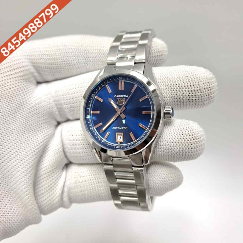 TAG Heuer Carrera Date-Steel Blue Dial Swiss Watch - Image 2