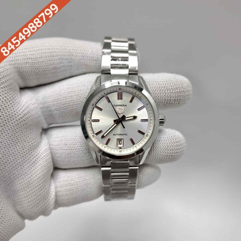 TAG Heuer Carrera Date-Steel White Dial Swiss Watch