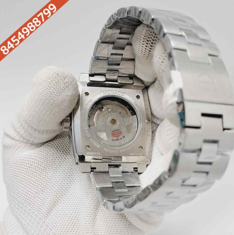 Tag Heuer Monaco Steel Black Dial Swiss Automatic Watch - Image 4