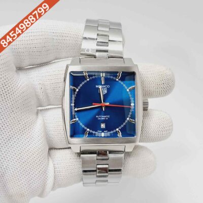 Tag Heuer Monaco Steel Blue Dial Swiss Automatic Watch
