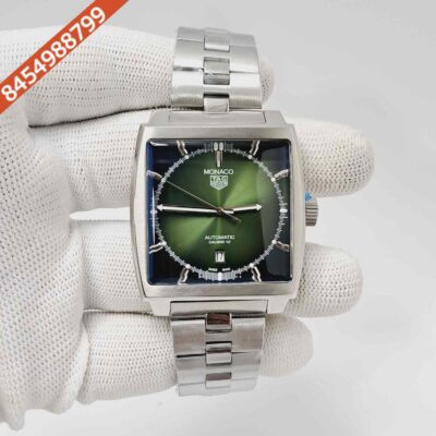 Tag Heuer Monaco Steel Green Dial Swiss Automatic Watch