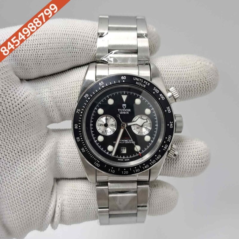 Tudor Black Bay Chronograph Steel Black Dial Swiss Automatic Watch