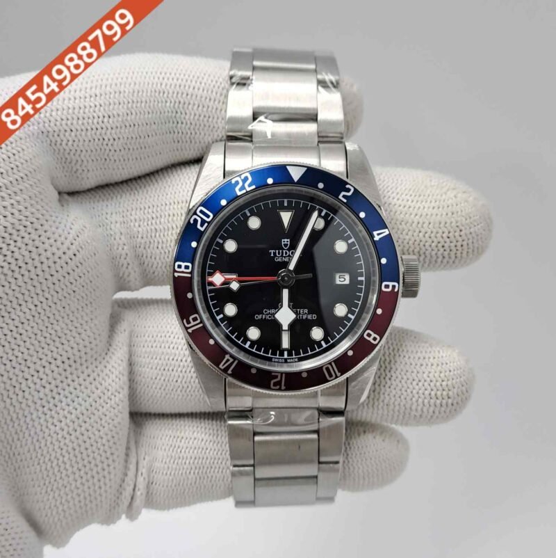 Tudor GMT Black Bay Pepsi Edition Steel Black Dial Swiss Automatic Watch